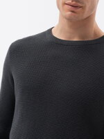 Men's sweater E185 - dark grey
