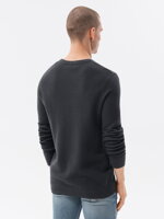 Men's sweater E185 - dark grey