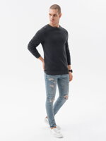 Men's sweater E185 - dark grey