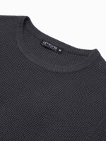 Men's sweater E185 - dark grey