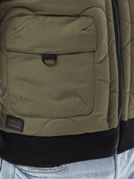 Men's mid-season quilted jacket C515 - olive