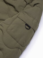 Men's mid-season quilted jacket C515 - olive