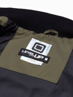 Men's mid-season quilted jacket C515 - olive
