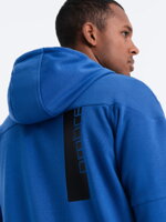Men's zip-up sweatshirt B1076 - blue