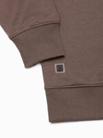 Men's plain sweatshirt B978 - coffee