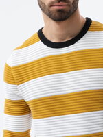 Men's sweater E189 - mustard