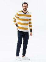Men's sweater E189 - mustard
