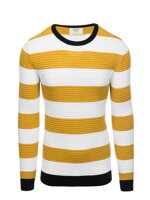 Men's sweater E189 - mustard