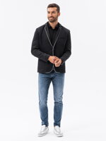 Elegant men's blazer M81 - black