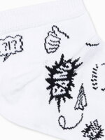 Men's socks U177 - white