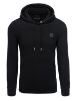 Men's kangaroo hoodie - black V2 OM-SSNZ-0117