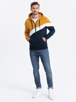 Men's hooded sweatshirt - mustard V4 B1419
