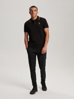 Men's polo shirt DKR P VIP III S1812 - black