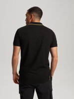 Men's polo shirt DKR P VIP III S1812 - black