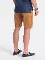 Men's casual shorts W303 - camel