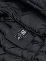 Men's mid-season quilted jacket C368 - black