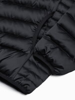 Men's mid-season quilted jacket C368 - black