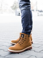 Men's winter shoes trappers T314 - beige