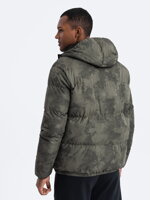 Men's winter jacket C529 - khaki