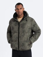 Men's winter jacket C529 - khaki