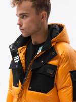Men's mid-season jacket C457 - yellow