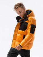 Men's mid-season jacket C457 - yellow