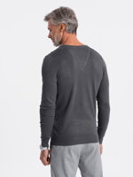 Men's sweater E191 - dark grey