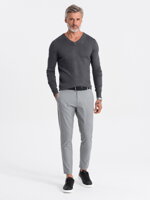 Men's sweater E191 - dark grey