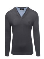 Men's sweater E191 - dark grey