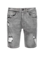 Men's denim shorts - grey W311