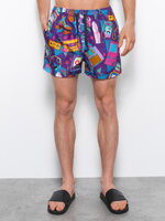 Men's swimming shorts W318 - violet