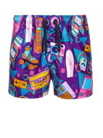 Men's swimming shorts W318 - violet
