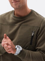 Men's set sweatshirt + pants - olive Z53