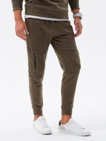 Men's set sweatshirt + pants - olive Z53