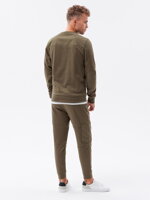 Men's set sweatshirt + pants - olive Z53