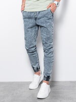 Men's joggers P1027 - light blue