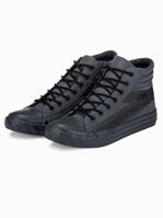 Men's ankle shoes T357 - dark grey