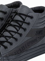 Men's ankle shoes T357 - dark grey