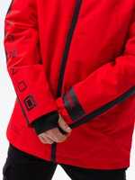 Men's mid-season quilted jacket C455 - black