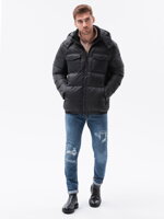 Men's winter jacket  C518- black