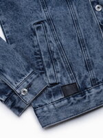 Men's mid-season jeans jacket C441 - V4 dark jeans