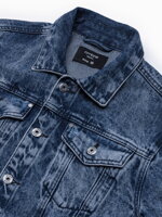 Men's mid-season jeans jacket C441 - V4 dark jeans