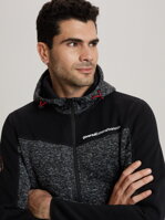 Men's sweatshirt DKR CROSS 4 B1564 - black melange