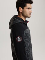 Men's sweatshirt DKR CROSS 4 B1564 - black melange