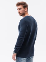 Men's sweater E185 - dark blue