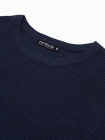 Men's sweater E185 - dark blue