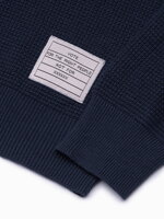 Men's sweater E185 - dark blue