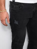 Men's jeans SKINNY FIT - black P1060