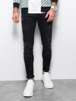 Men's jeans SKINNY FIT - black P1060