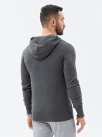 Men's sweater E187 - grey melange